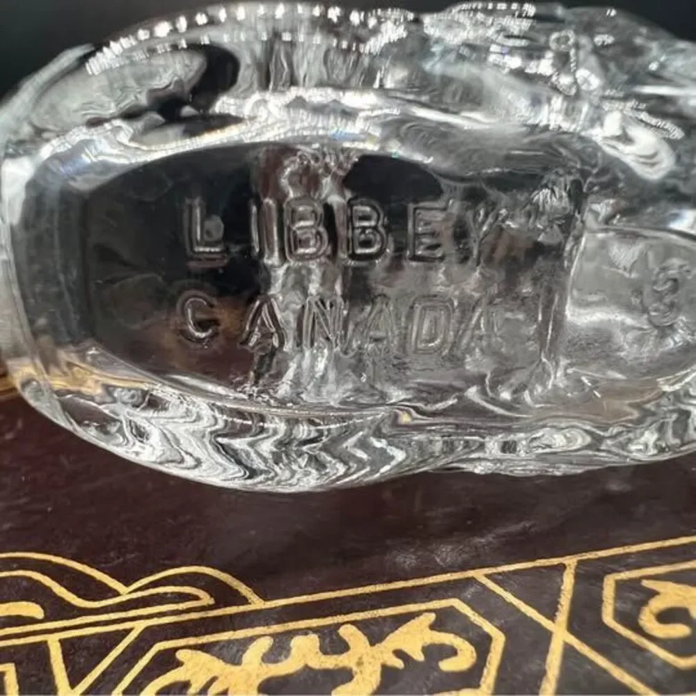 Clear Shot Glass Boot shaped - F. Mclintocks